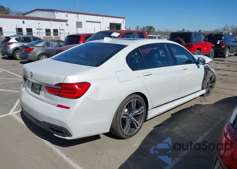 2017 BMW 740I z USA, uszkodzony, nr VIN WBA7E2C38HG741238